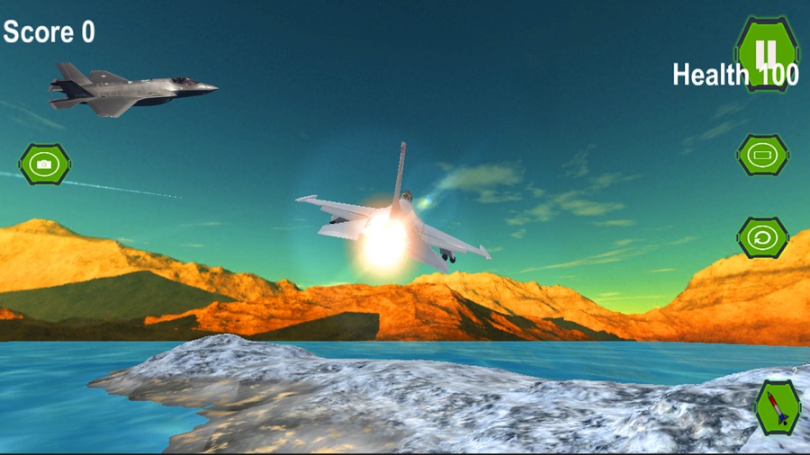 Second store still from the Aircraft Jet Fighter card