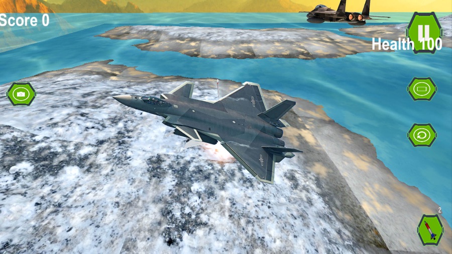 Fourth store still from the Aircraft Jet Fighter card